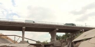 Мост через реку Сайрам-Су в этом году ремонтировать не будут Мост через Сайрам су ремонтировать не будут