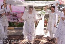 На празднике узбекского ЭКЦ в Шымкенте выдали замуж девушку Салем беру на празднике узбекского ЭКЦ