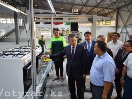 В ЮКО узбекские инвесторы запустили цех по сборке бытовых газовых плит