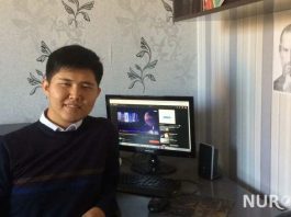 Школьник из Ленгера создаёт 3D-учебник по изучению казахских букв на латинице