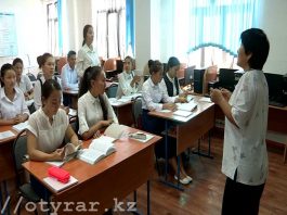 В восьми школах Шымкента школьники вынуждены заниматься в три смены