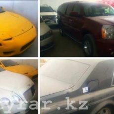 Автомобили Тулешова продали по цене в два раза ниже их оценочной стоимости Автомобили Тулешова продали по цене в два раза ниже их оценочной стоимости