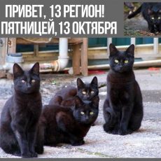 5 вещей, которые нельзя делать жителям 13 региона в пятницу 13-го
