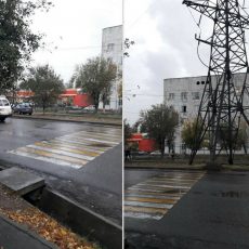 Пешеходный переход в Шымкенте начинается от высоковольтной ЛЭП и заканчивается арыком Пешеходный переход на СМУ-4