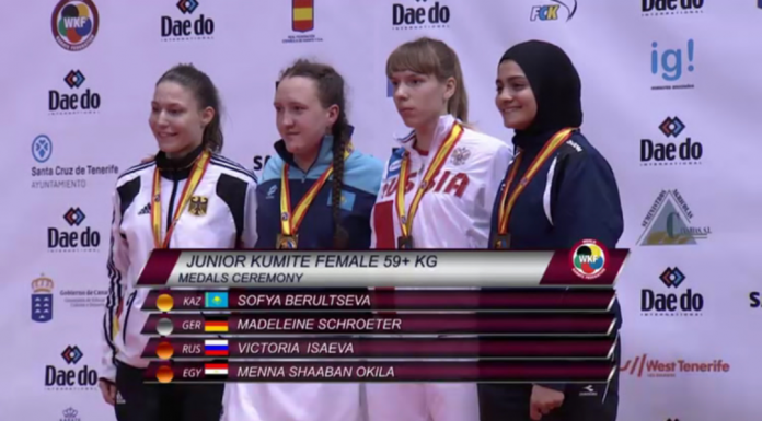 Казахстан завоевал две золотые медали на молодежном чемпионате мира по каратэ