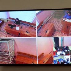 В суде ЮКО свидетелей по делу впервые опрашивали дистанционно Дистанционные показания свидетелей