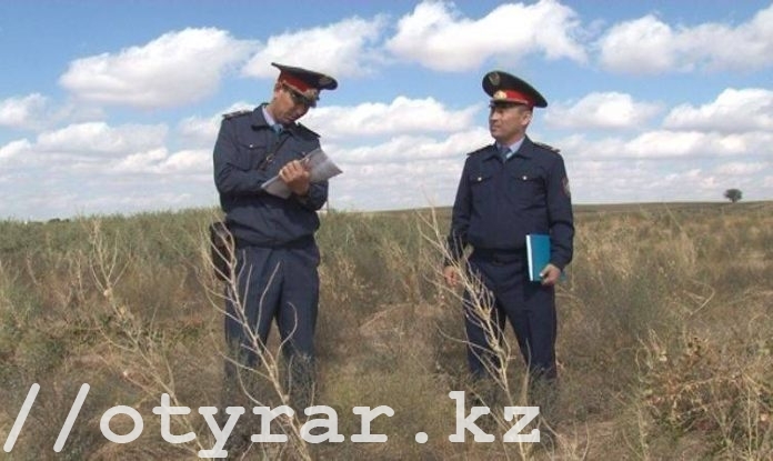 Ордабасинские полицейские