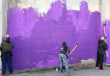 Французские художники-граффитисты расписывают стены ИЧ 167/3 в Шымкенте Французские художники - граффитисты расписывают стены ИЧ 167/3 в Шымкенте