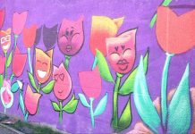 Французские стритрайтеры украсили шымкентскую тюрьму яркими цветочками Французские стритрайтеры украсили шымкентскую тюрьму яркими цветочками