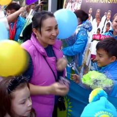В Шымкенте встретили победителей чемпионата мира по каратэ-до шотокан В Шымкенте встретили победителей чемпионата мира по каратэ-до шотокан
