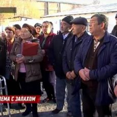 Жители Шымкента, чьи дома стоят неподалеку от промышленной зоны, воюют за чистый воздух требуют закрыть предприятие по выпуску олифы