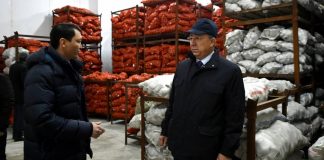 Жансеит Туймебаев: Склады стабфонда ЮКО отвечают всем современным требованиям Аким в стабфонде