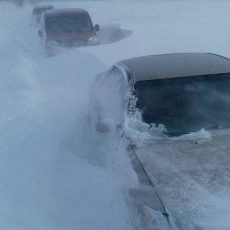 Трасса Шымкент-Тараз закрыта из-за сильной метели Буран на трассе