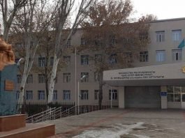Учебный центр МВД РК им. Б. Момышулы, известный в Шымкенте как школа МВД