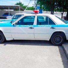 В Шымкенте выставили на продажу полицейский W124 В Шымкенте выставили на продажу полицейский W124