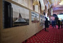 Ковровая фабрика Шымкента представила ковры с видами Астаны Выставка ковров с видами Астаны