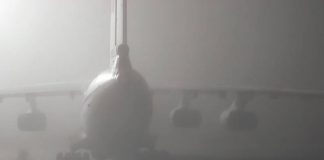 В Шымкенте и 15 областях объявили штормовое предупреждение Туман в аэропорту