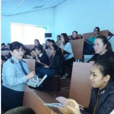 В ЮКО полицейские проводят акцию «16 дней без насилия в отношении женщин» 16 дней без насилия