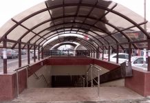 У рынка Самал в Шымкенте открыт безбарьерный подземный переход Подземный переход на Самале