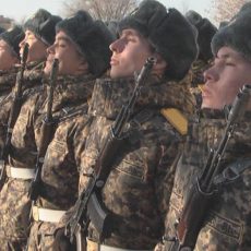 Стартовал весенний призыв на срочную воинскую службу Военная присяга в Шымкенте
