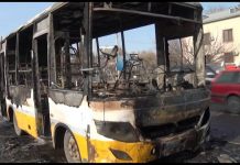 В Шымкенте загорелся автобус с пассажирами В Шымкенте загорелся автобус с пассажирами