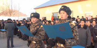 Мама солдата. Присяга Военная присяга в Шымкенте