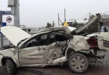 В крупном ДТП в Шымкенте разбились восемь автомобилей