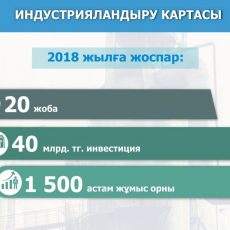 В ЮКО в рамках Карты индустриализации будут реализованы 20 проектов