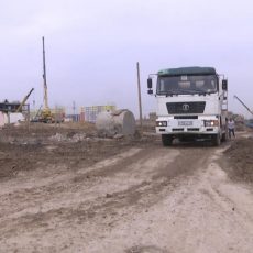 Самый молодой микрорайон Шымкента Нурсат утопает в грязи Нурсат утопает в грязи