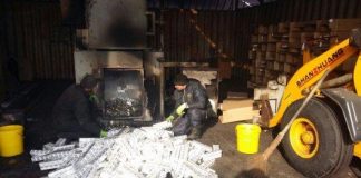 В Алматы сожгли 75 тысяч нелегальных пачек сигарет, завезенных из Шымкента Сигареты из Шымкента сожгли в топке