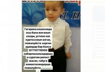 В Шымкенте пропал двухлетний ребенок В Шымкенте пропал ребенок