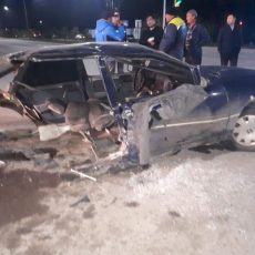 Страшная авария в Шымкенте. Автомобиль разорвало на части Авария в Шымкенте