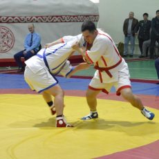 30 самых сильных палуанов встретились в Шымкенте Лучшие армейские борцы собрались в Шымкенте. Поединок