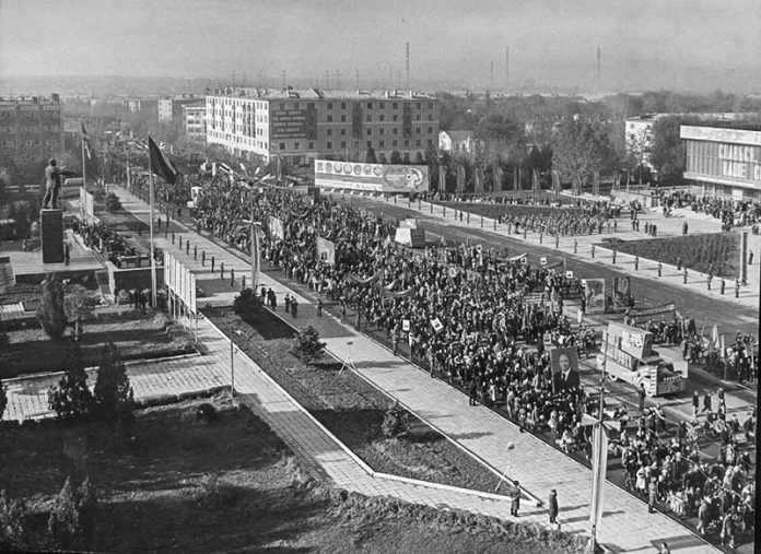 Демонстрация в Шымкенте