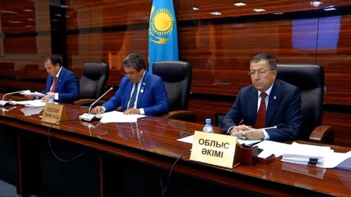 Сессия Южно-Казахстанского областного маслихата