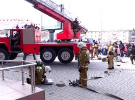 На железнодорожном вокзале Шымкента тушили пожар
