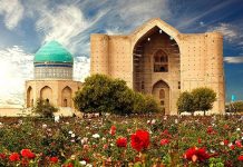 В Туркестане запрещена съемка дроном на территории мавзолея Мавзолей Х.А. Яссави (Ясауи)