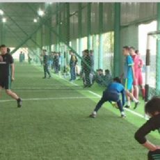 Современный спорткомплекс с крытыми футбольными полями открылся в Шымкенте спорткомплекс