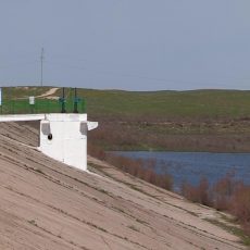 Водохранилище Акылбексай в ЮКО проходит испытания после капитального ремонта водохранилище Акылбексай