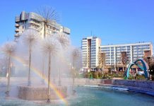 В Шымкенте открыли сезон фонтанов