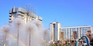 В Шымкенте открыли сезон фонтанов