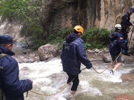 Спасательная операция в горах ЮКО