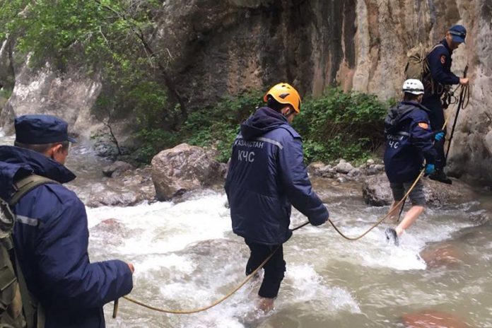 Спасательная операция в горах ЮКО