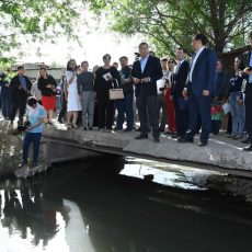 В Шымкенте появится навесное кафе над Кошкаратой В Шымкенте презентовали работы по реконструкции реки Кошкарата
