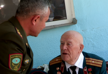 Спасатели ЮКО поздравили 96-летнего ветерана Великой Отечественной войны Спасатели ЮКО поздравили 96-летнего ветерана Великой Отечественной войны