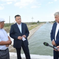 Крестьянам Мактааральского района ЮКО не грозит дефицит поливной воды Туймебаев в Мактааральском районе