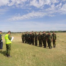 В Туркестанской области водители пожарных машин выписывали «змейку»