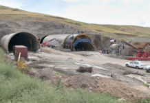 Строительство тоннеля на туркестанском участке международного автобана возобновили тоннель ЗЕ-ЗК