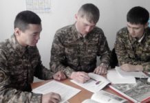 В казахстанской армии идет отбор в военно-научный взвод военно-научный взвод