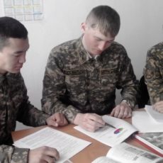 В казахстанской армии идет отбор в военно-научный взвод военно-научный взвод